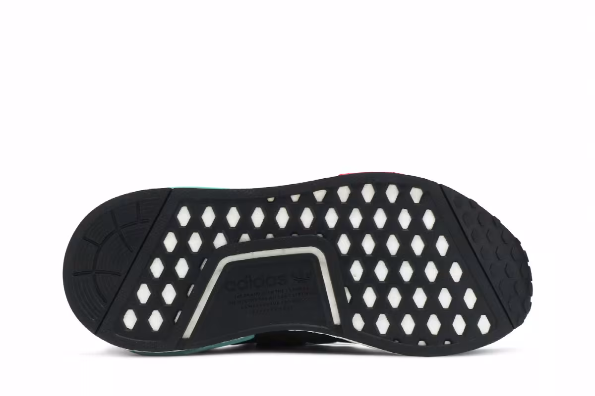 Adidas NMD_R1 J Futuristic - Black, view 5
