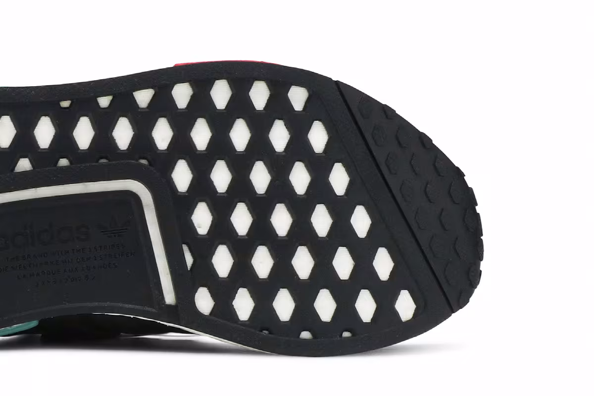 Adidas NMD_R1 J Futuristic - Black, view 6
