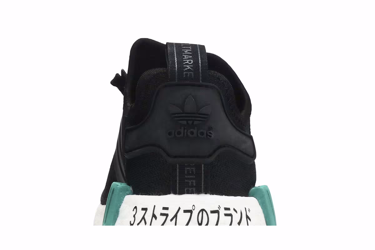 Adidas NMD_R1 J Futuristic - Black, view 8