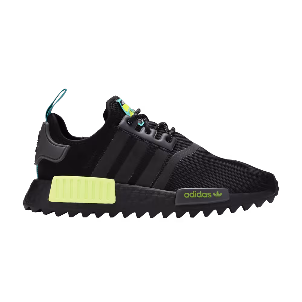 Adidas NMD_R1 Trail J Black Solar Yellow