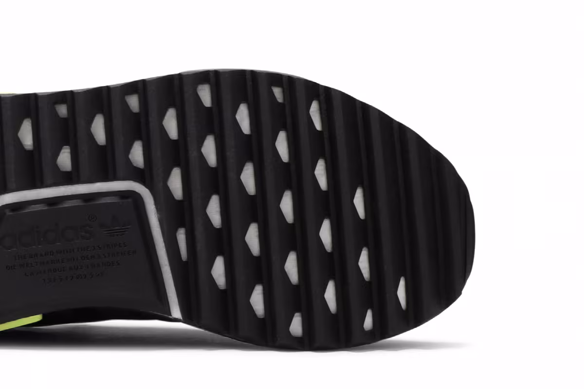 Adidas NMD_R1 Trail J Black Solar Yellow, view 6