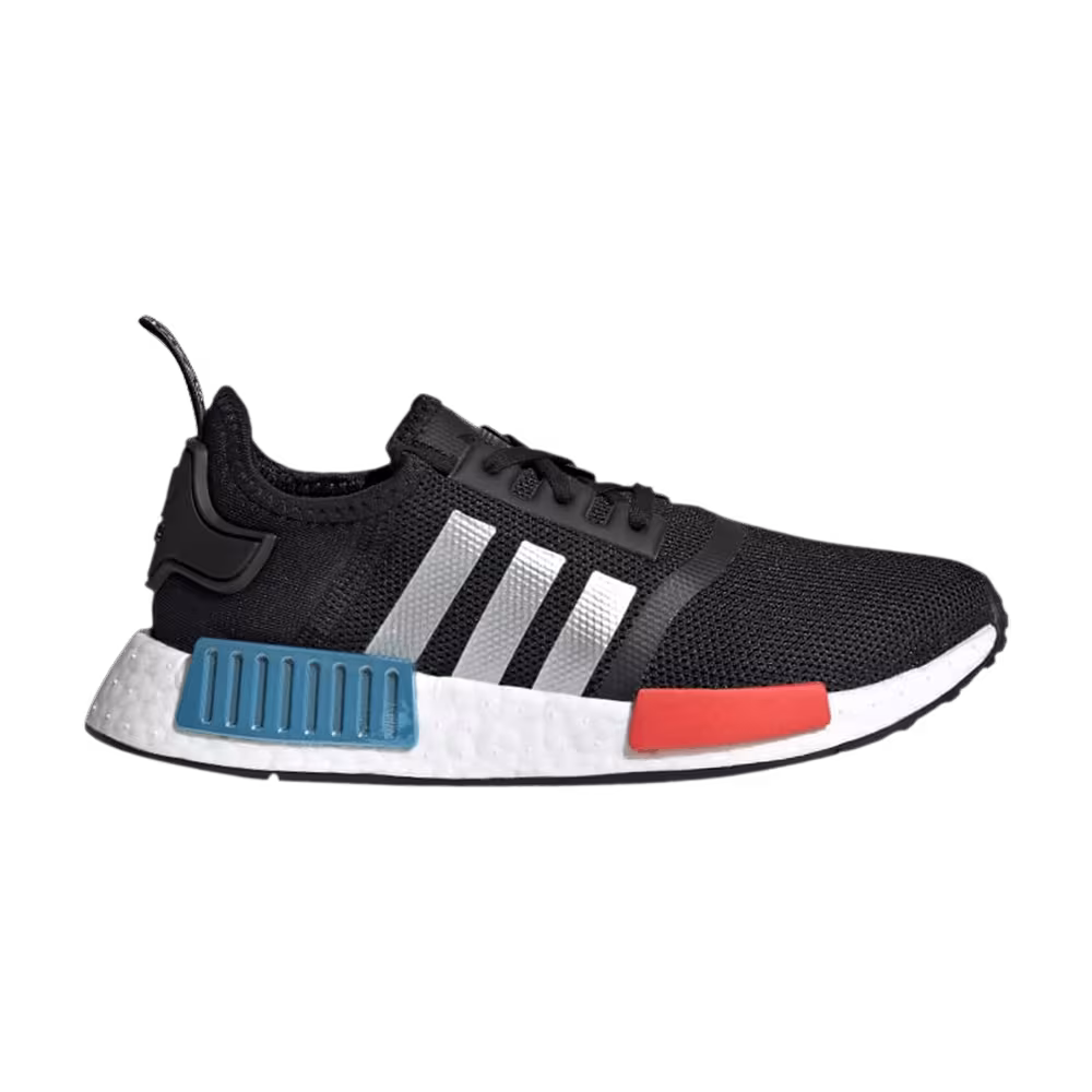 Adidas NMD_R1 J Black Solar Red