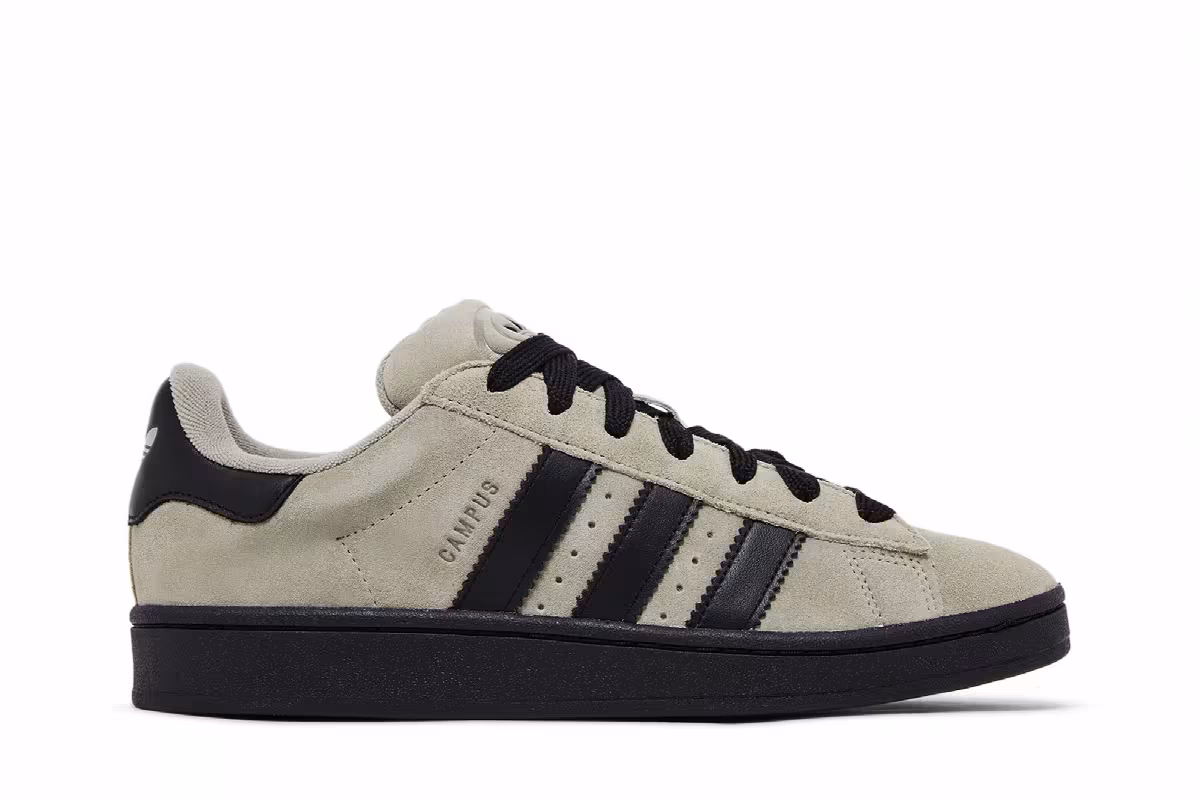 adidas Campus 00s Silver Pebble Black, view 2