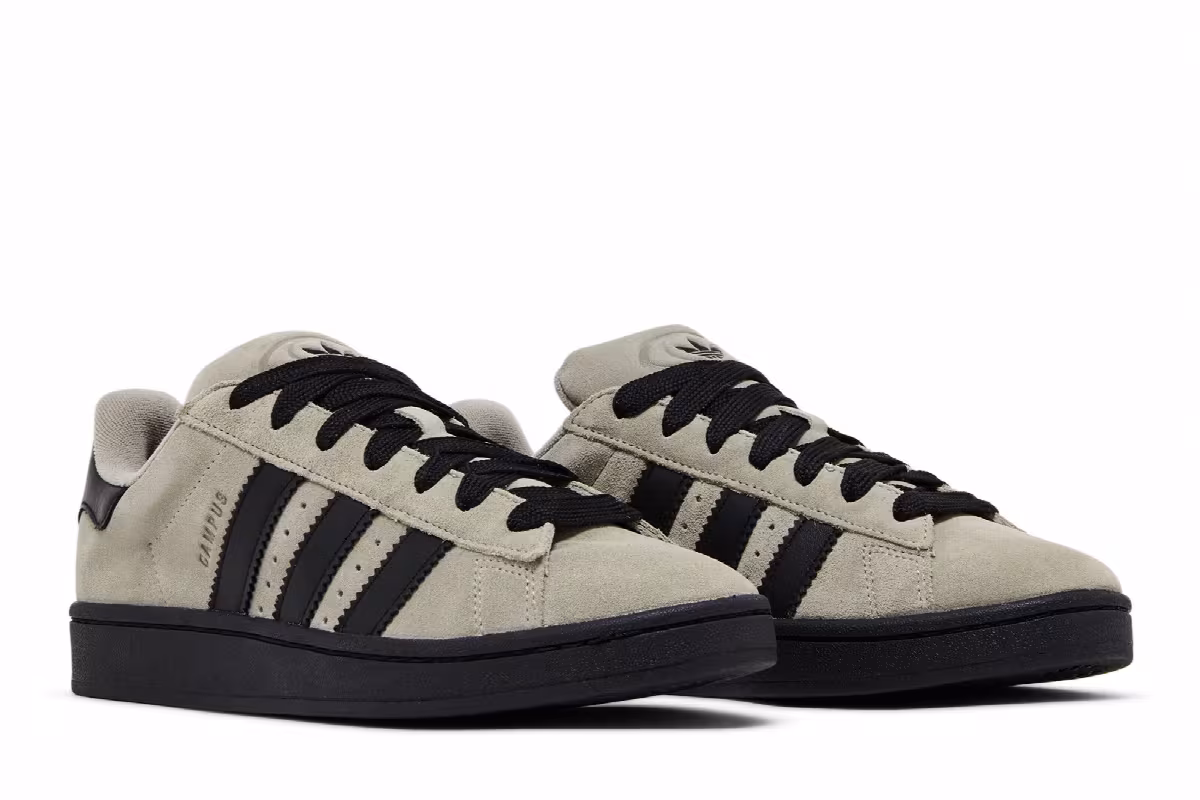 adidas Campus 00s Silver Pebble Black, view 9