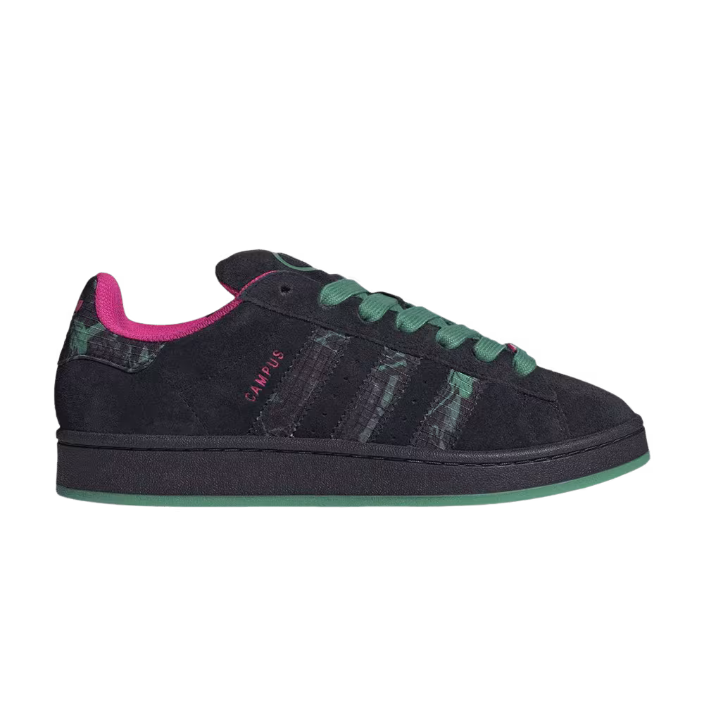 adidas Campus 00s Core Black Semi Court Green Shock Pink