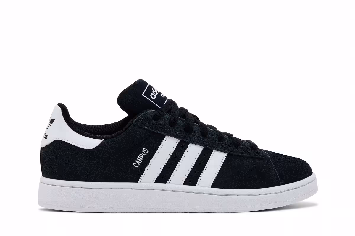 adidas Campus 2.0 Black White, view 2