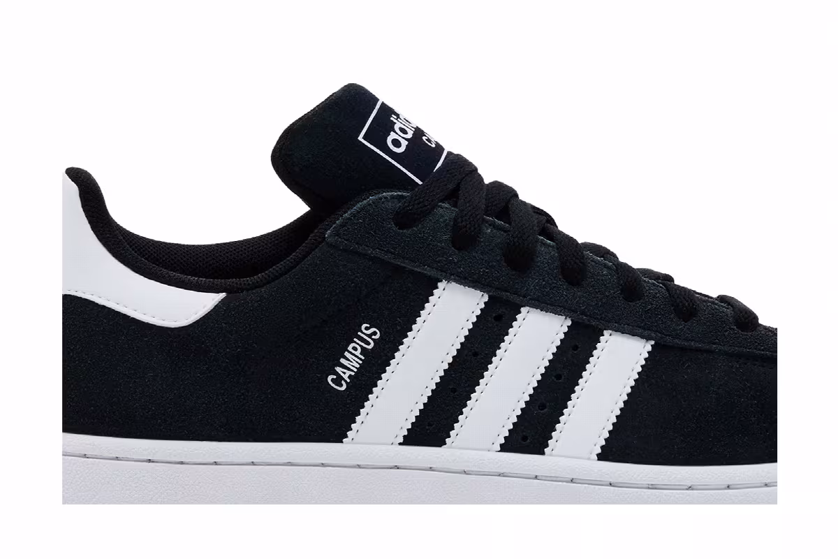 adidas Campus 2.0 Black White, view 3