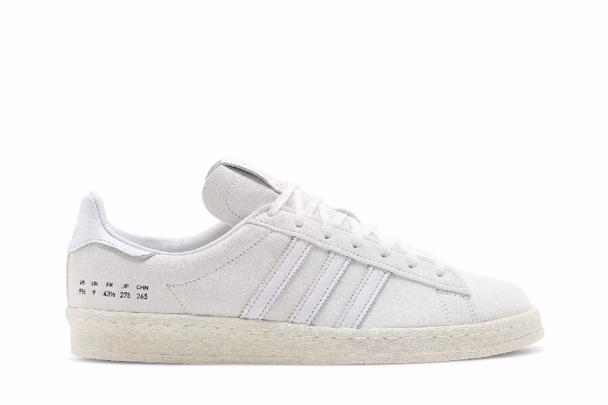 Adidas Campus 80s Size Tag - Off White, view 2
