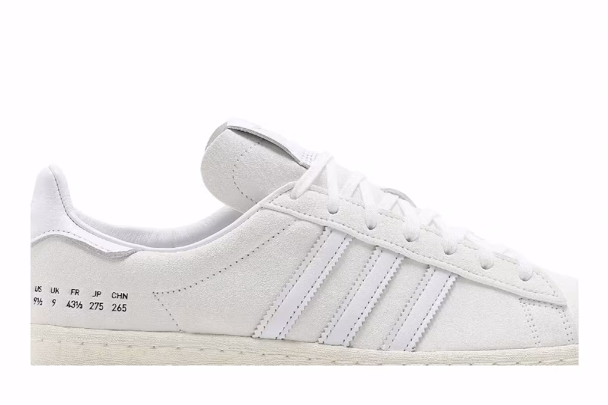 Adidas Campus 80s Size Tag - Off White, view 3