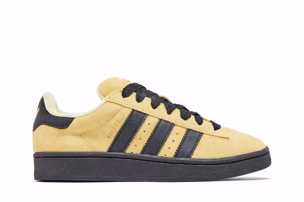 adidas Campus 00s Almost Yellow Black, view 2