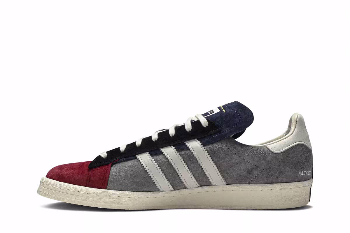 Shun Hirose x adidas Campus 80s Recouture, view 4