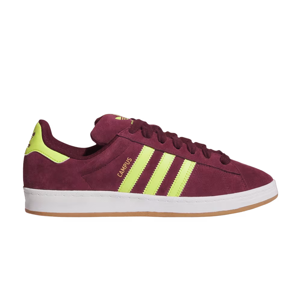 adidas Campus ADV Maroon Solar Yellow