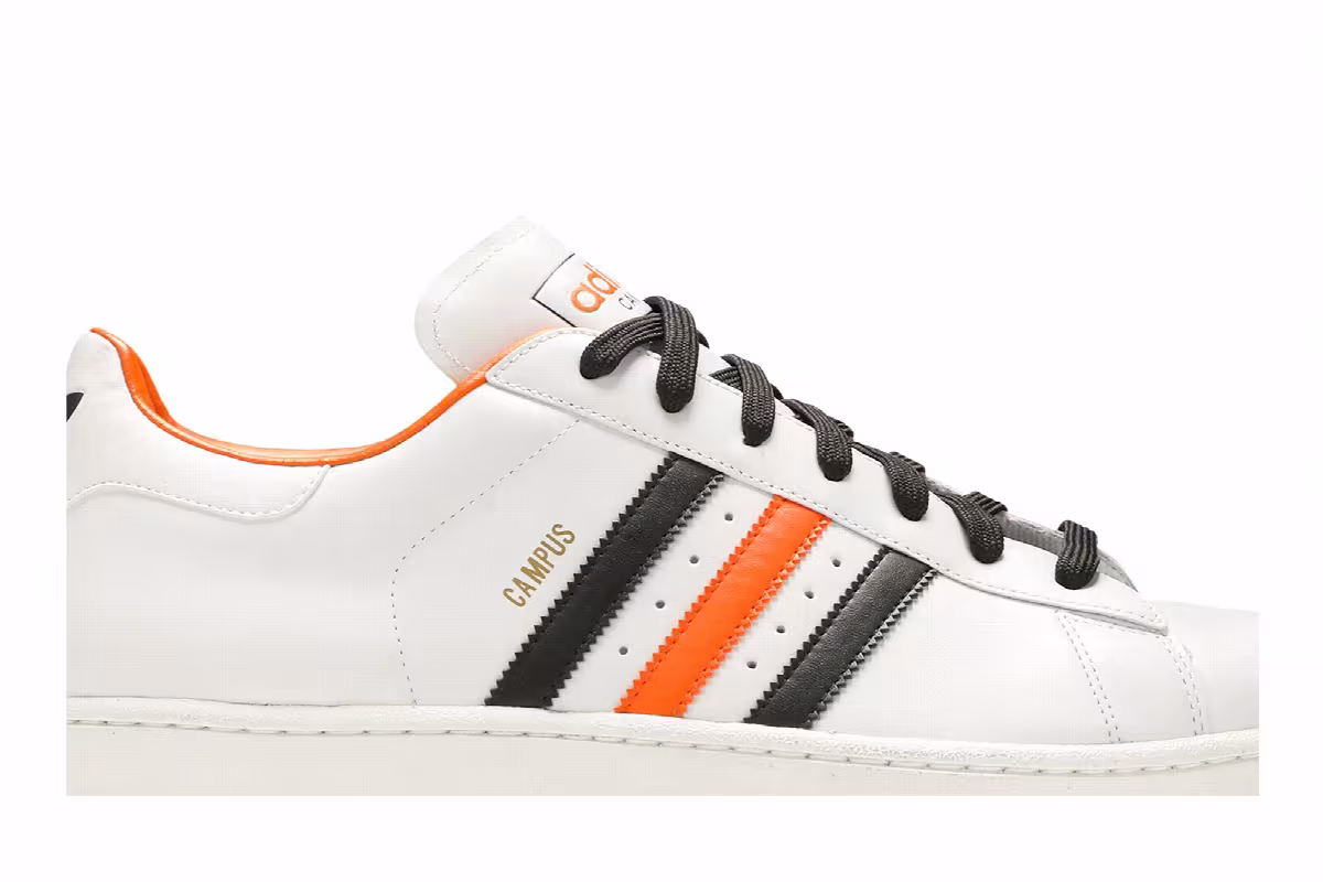 Adidas Campus 2 White Orange, view 3