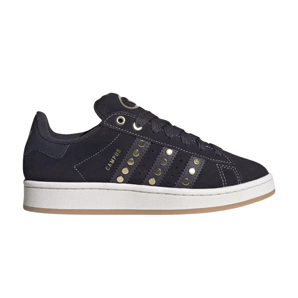 adidas Women's Campus 00s Studded Black Gold