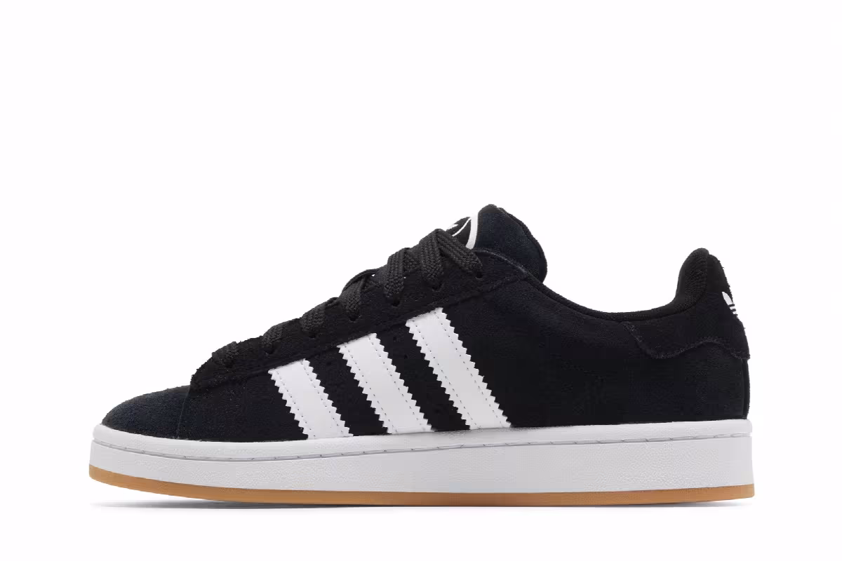 adidas Campus 00s J Black White Gum, view 4