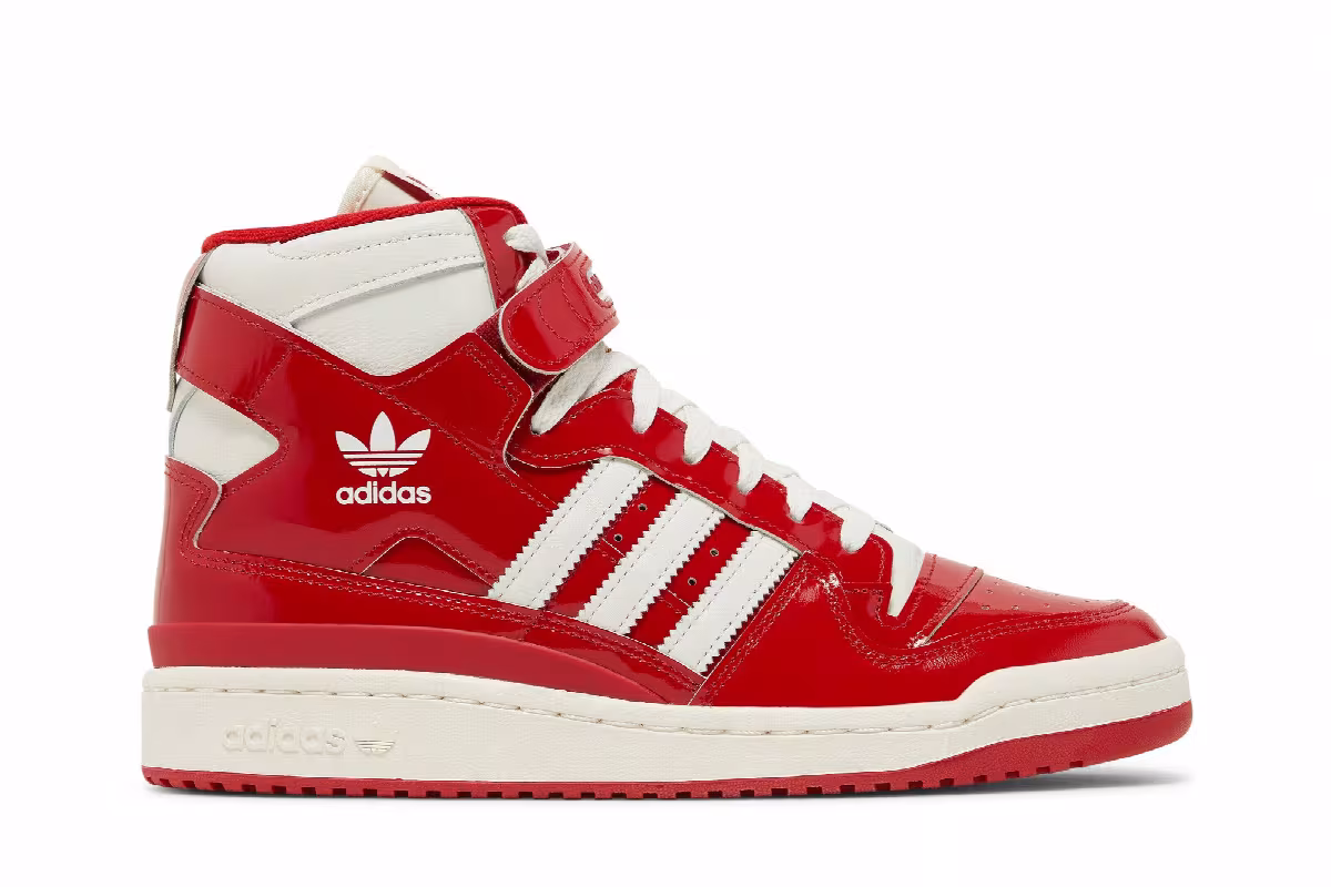 adidas Forum 84 High Red Patent, view 2