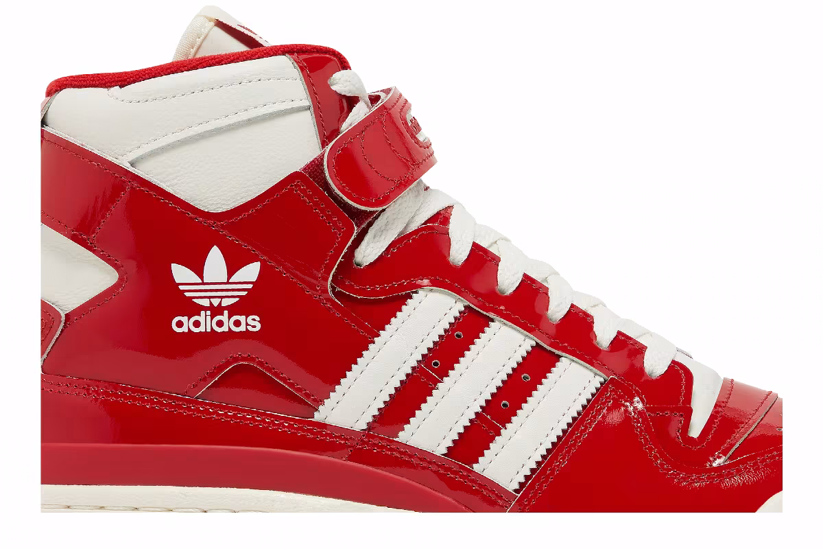 adidas Forum 84 High Red Patent, view 3