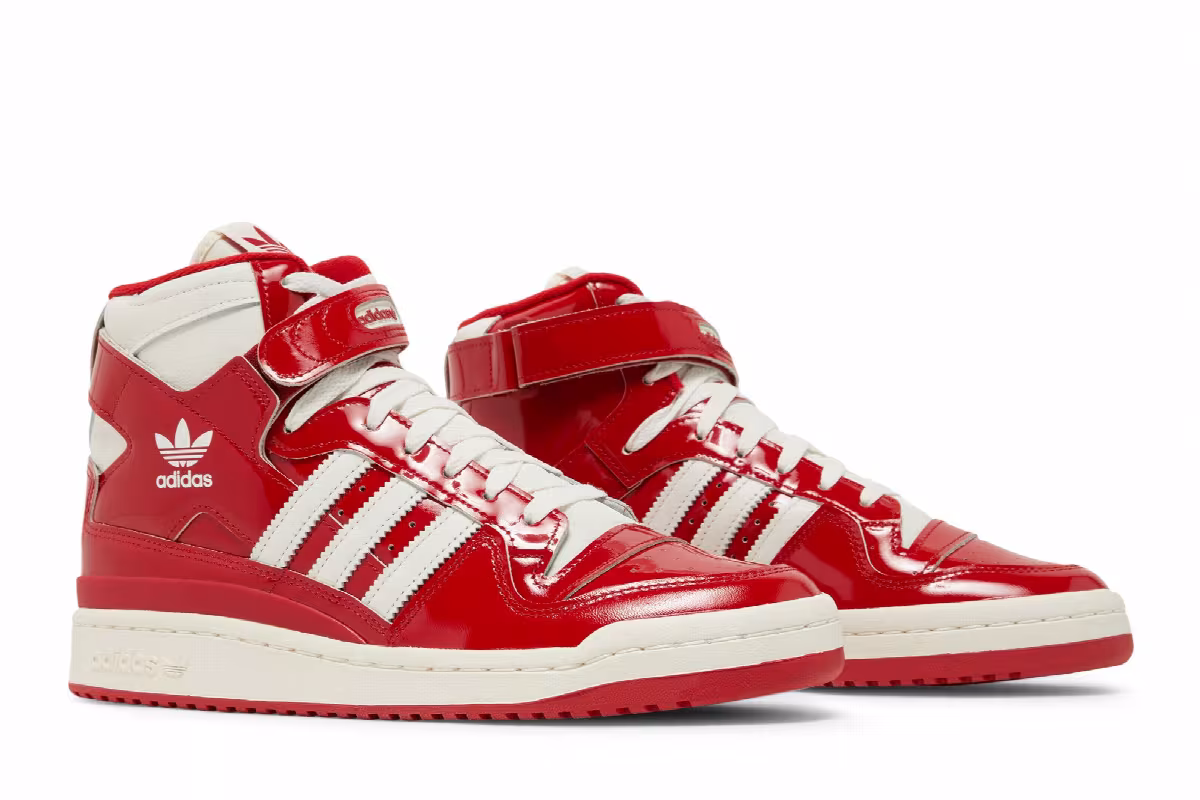 adidas Forum 84 High Red Patent, view 9