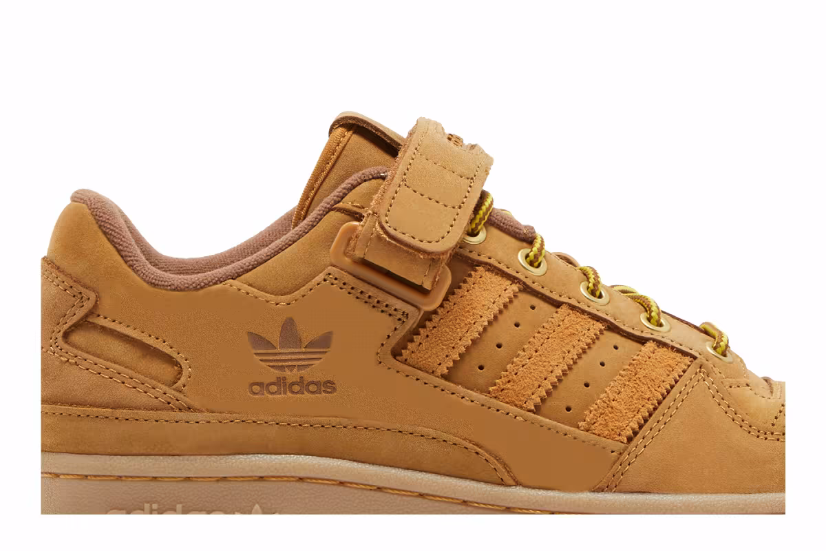 atmos x adidas Forum Low Wheat, view 3