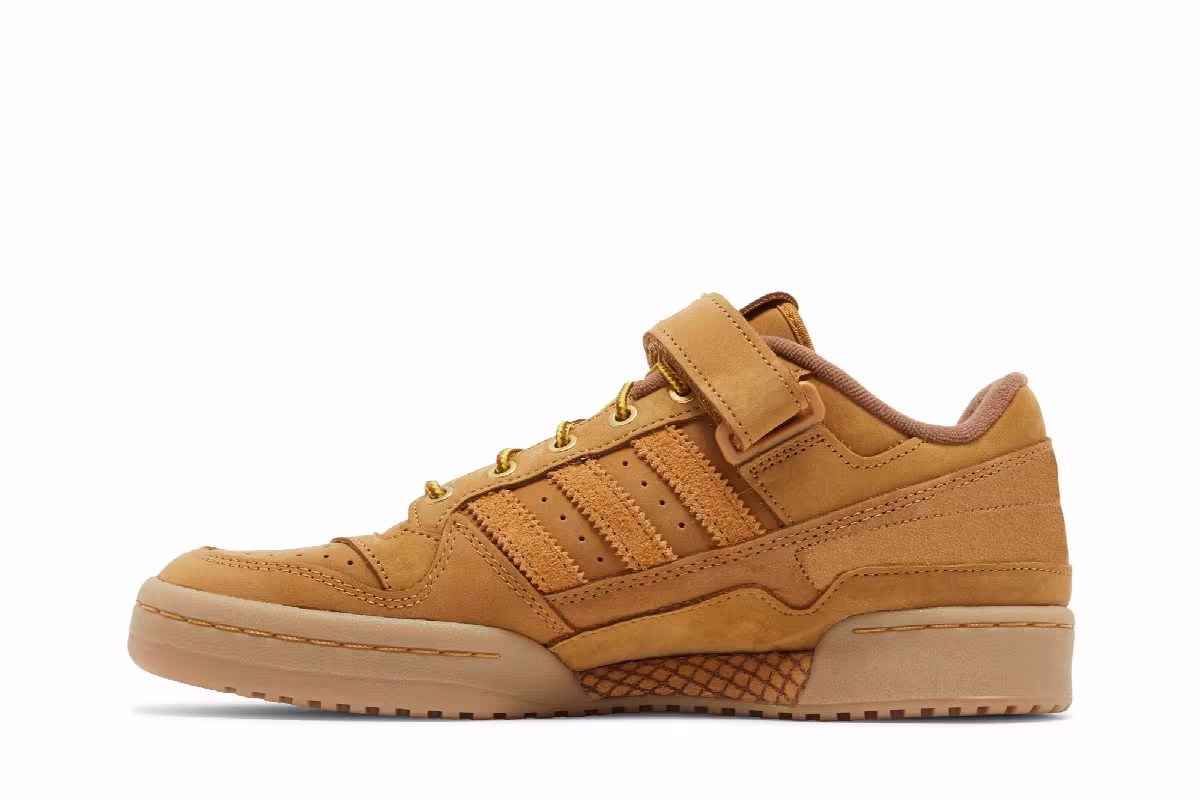 atmos x adidas Forum Low Wheat, view 4