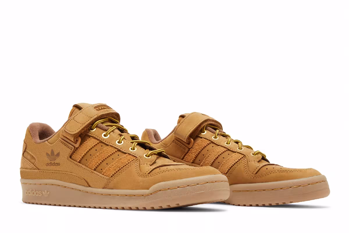 atmos x adidas Forum Low Wheat, view 9