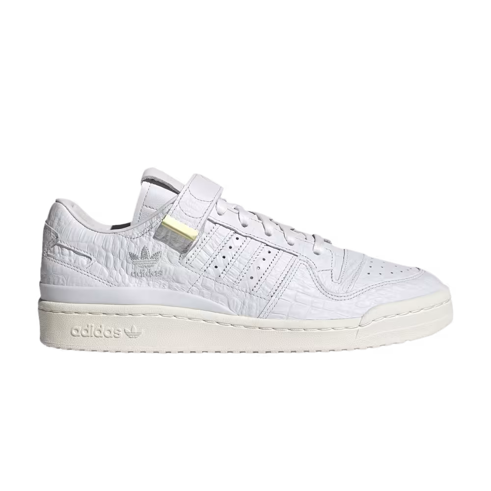 adidas Forum 84 Low Croc Skin - White