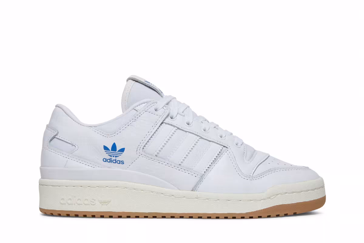 adidas Forum 84 White Blue Bird, view 2