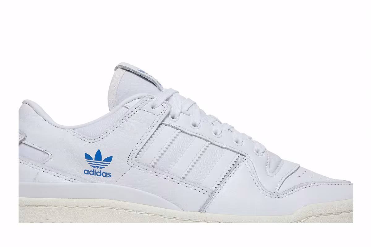 adidas Forum 84 White Blue Bird, view 3