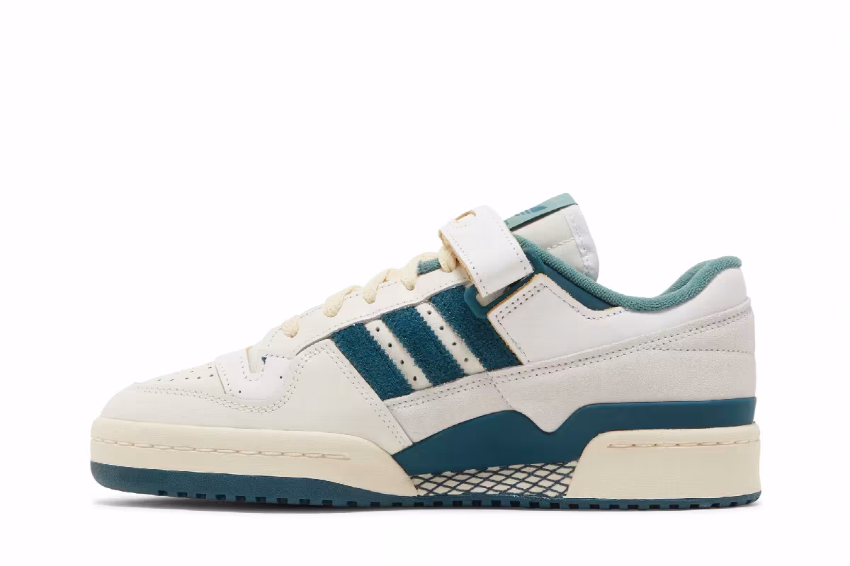 adidas Forum 84 Low White Wild Teal, view 4
