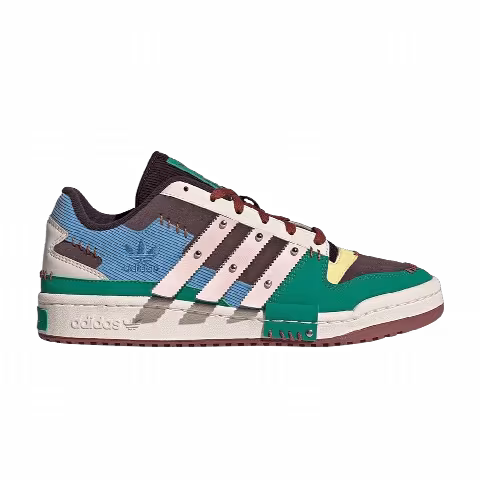 Melting Sadness x adidas Forum Exhibit Low 'Puppet Costume - Night Burgundy'