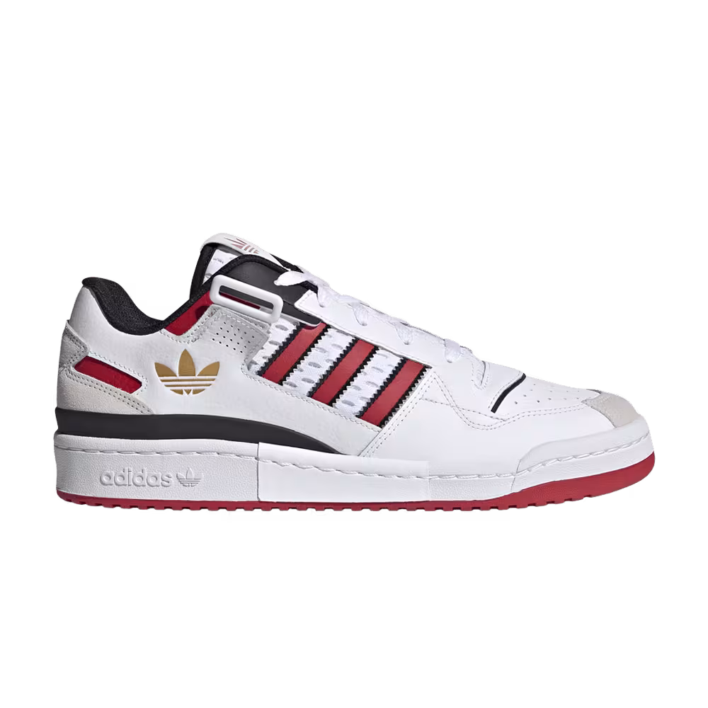 Adidas Forum Exhibit Low White Scarlet