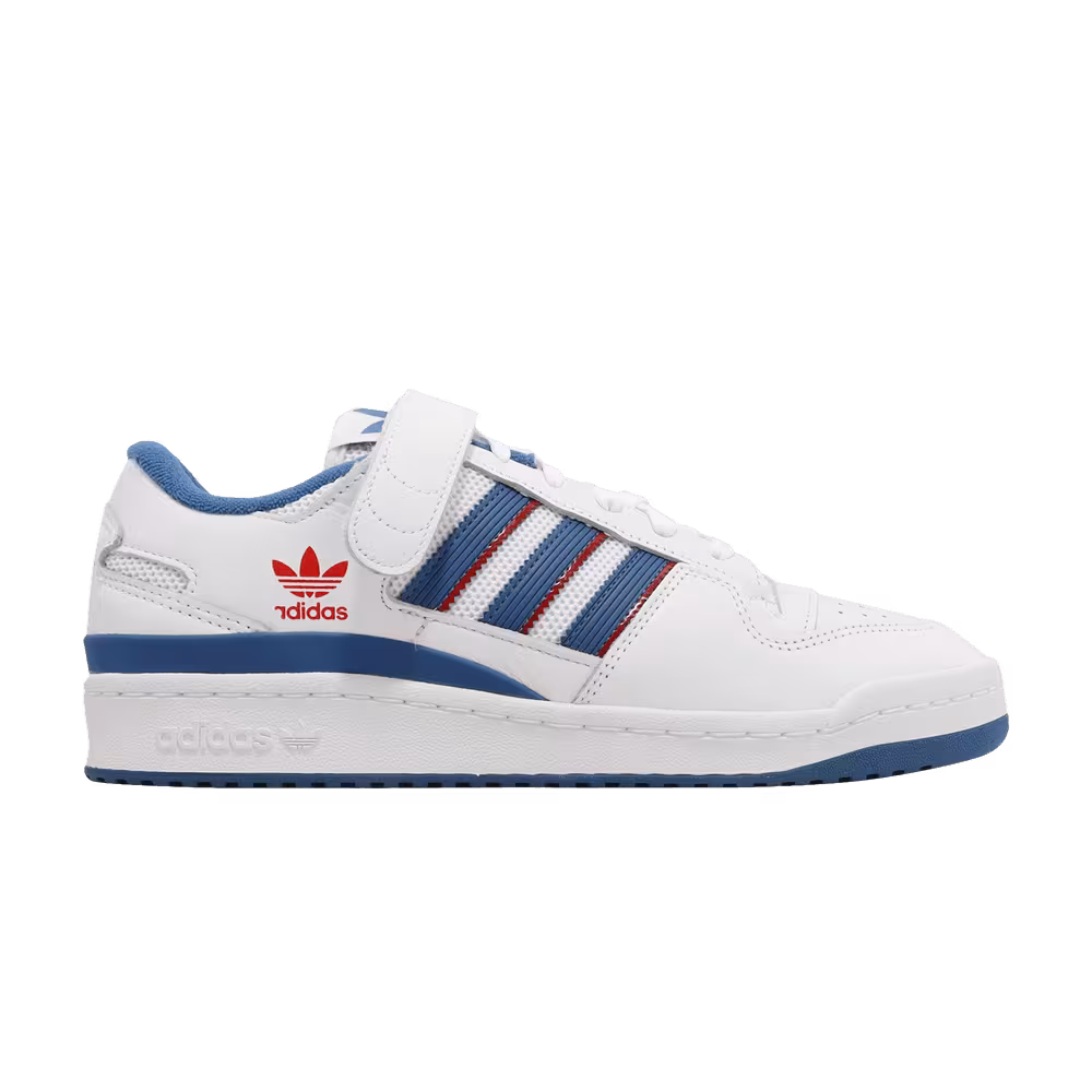 Adidas Forum 84 Low ADV White Blue Scarlet