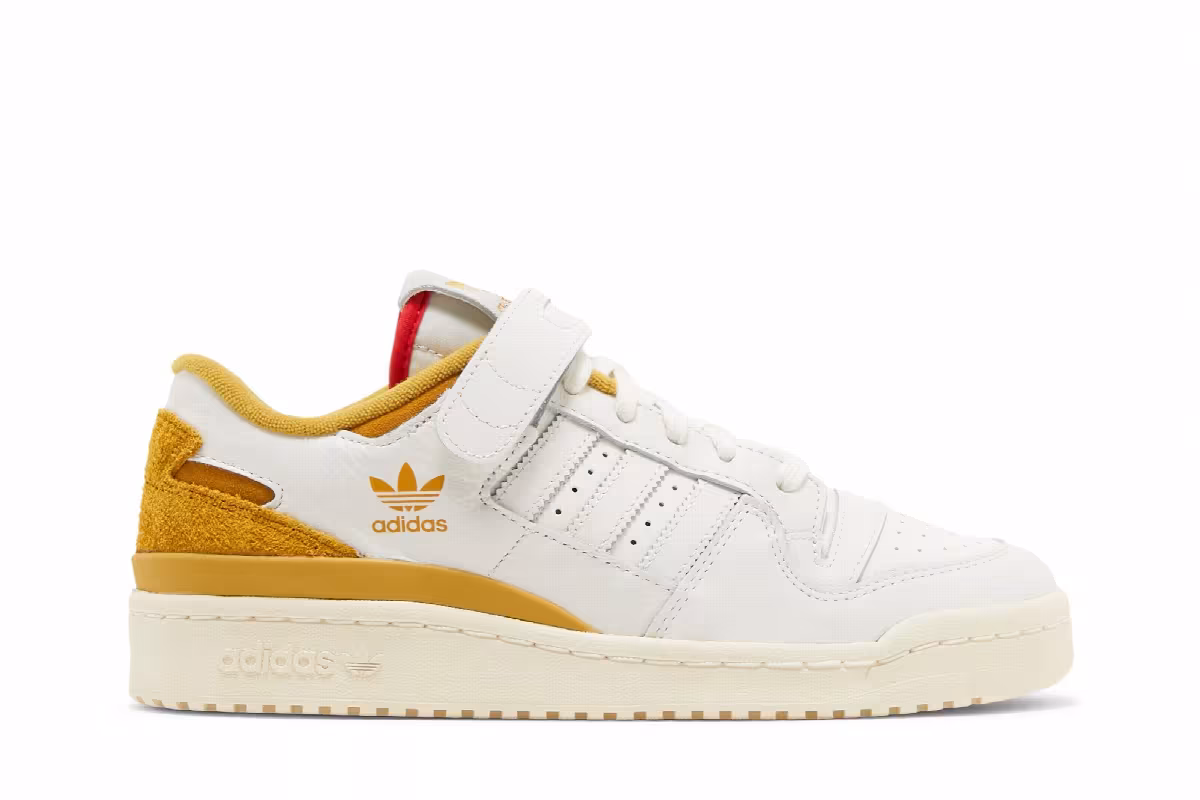 Adidas Forum 84 Low Cream White Victory Gold, view 2