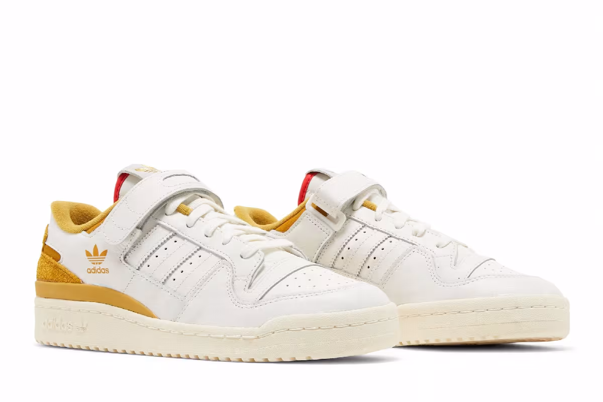 Adidas Forum 84 Low Cream White Victory Gold, view 9