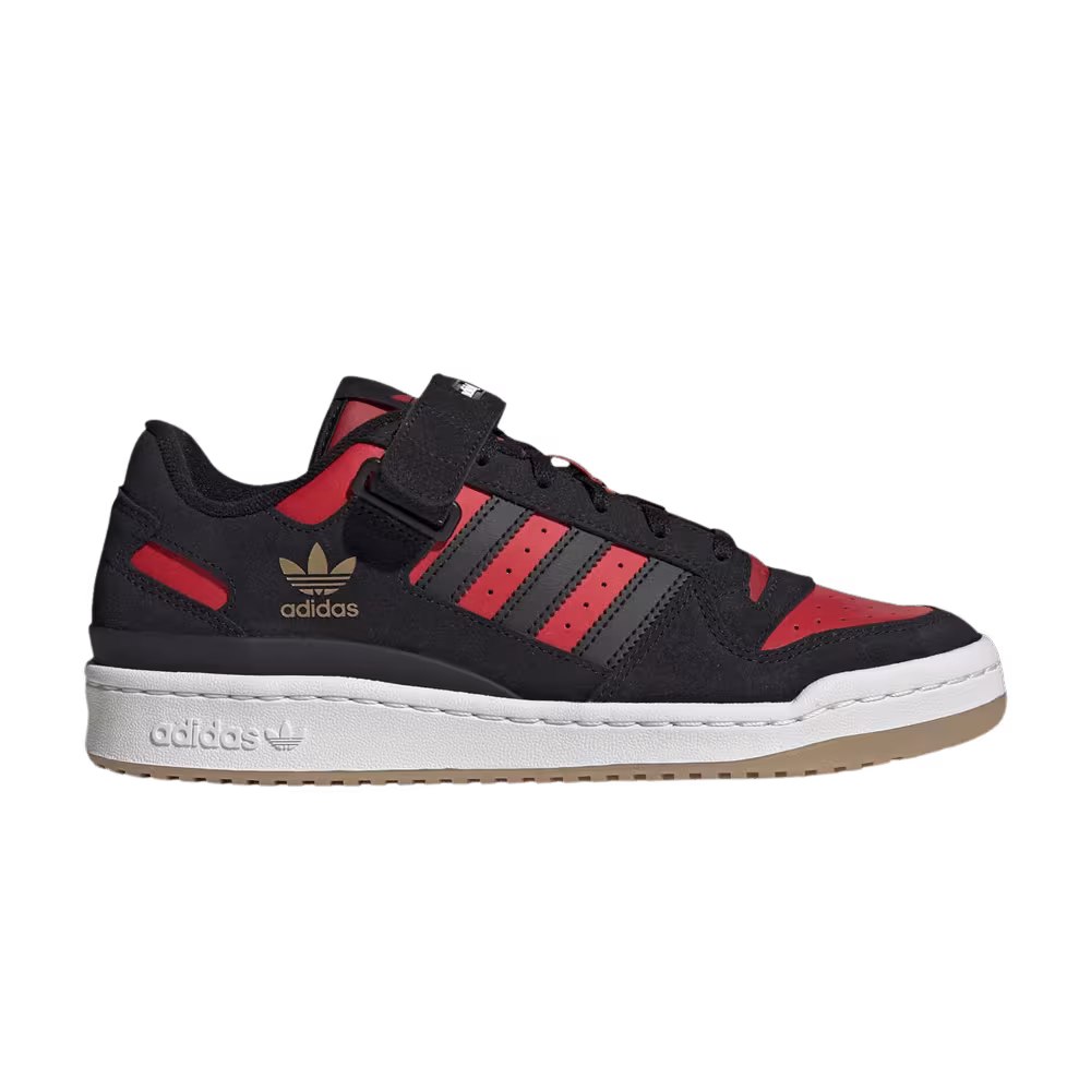 Adidas Forum Low Black Vivid Red