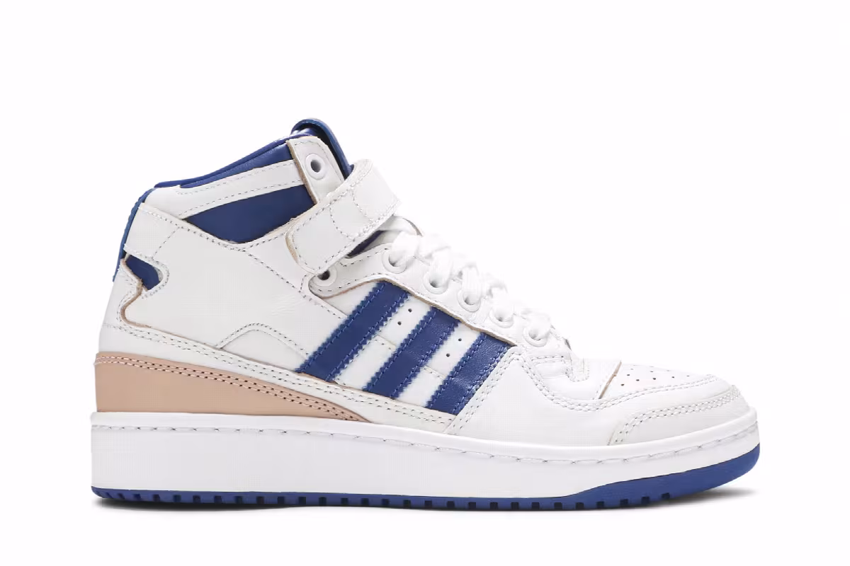 adidas Forum Mid White Royal, view 2