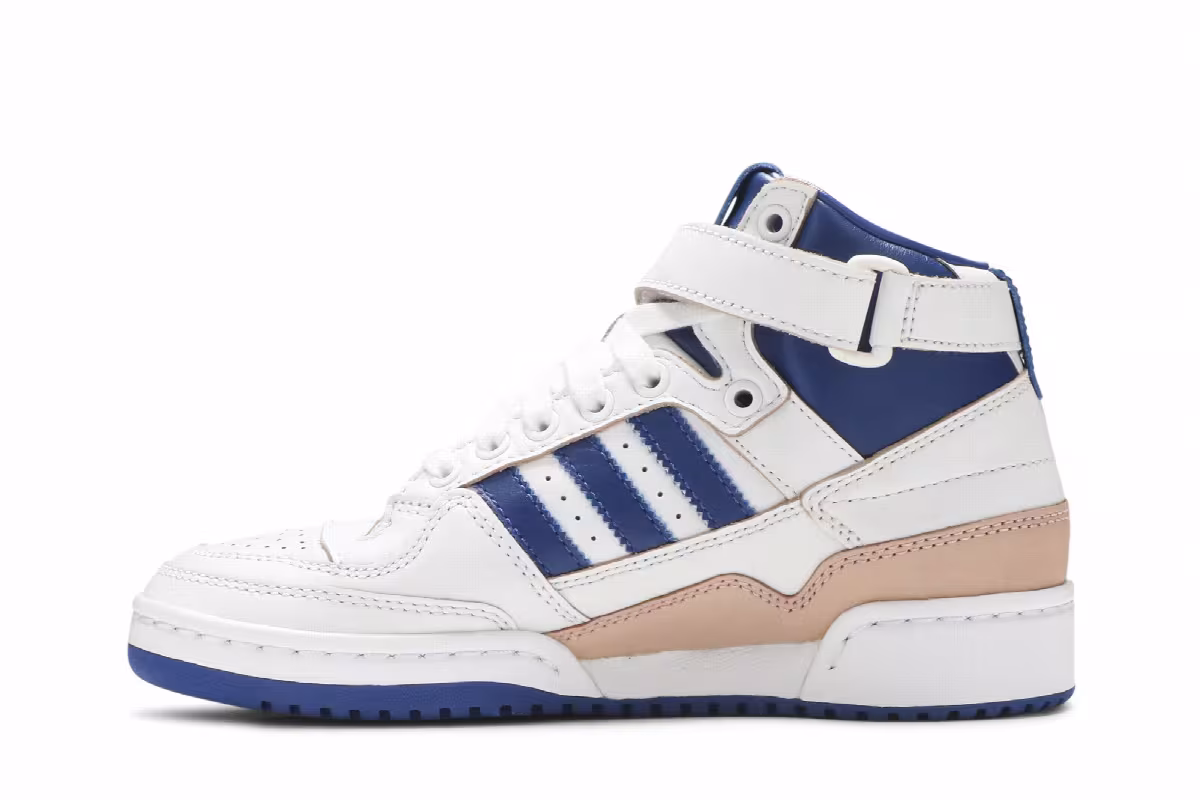 adidas Forum Mid White Royal, view 4