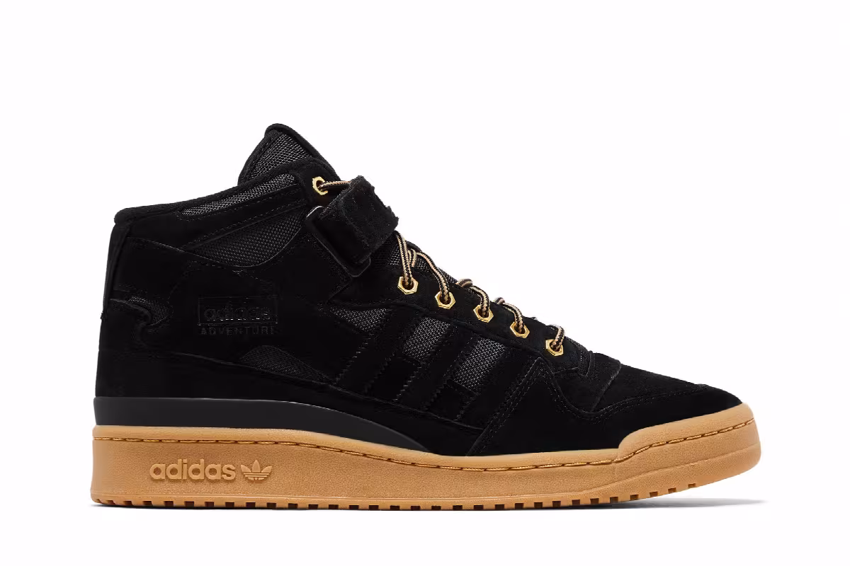 adidas Forum Mid Adventure Pack - Black Gum, view 2