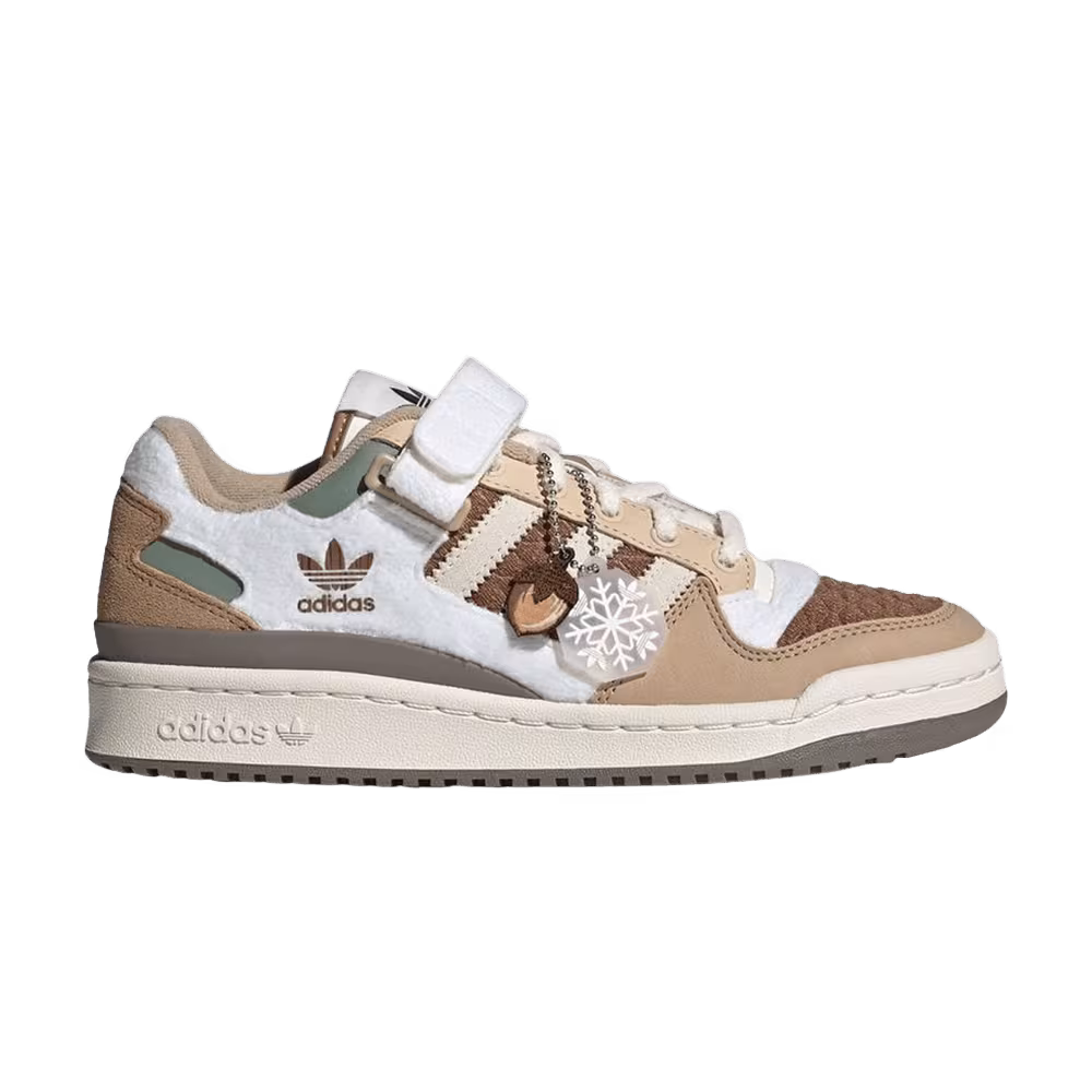adidas Women's Forum Low Snowflakes & Acorns