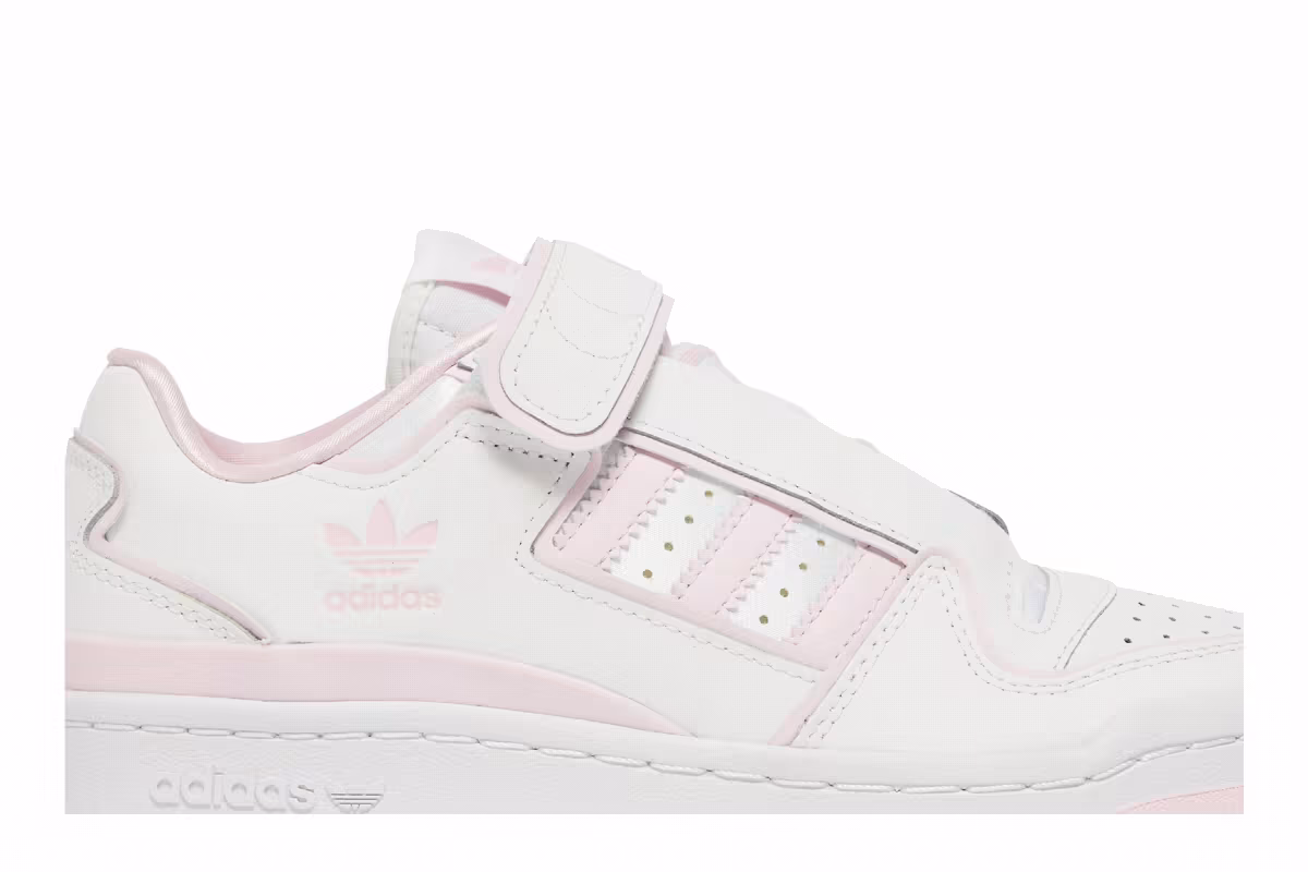 Adidas Women's Forum Plus White Clear Pink, view 3