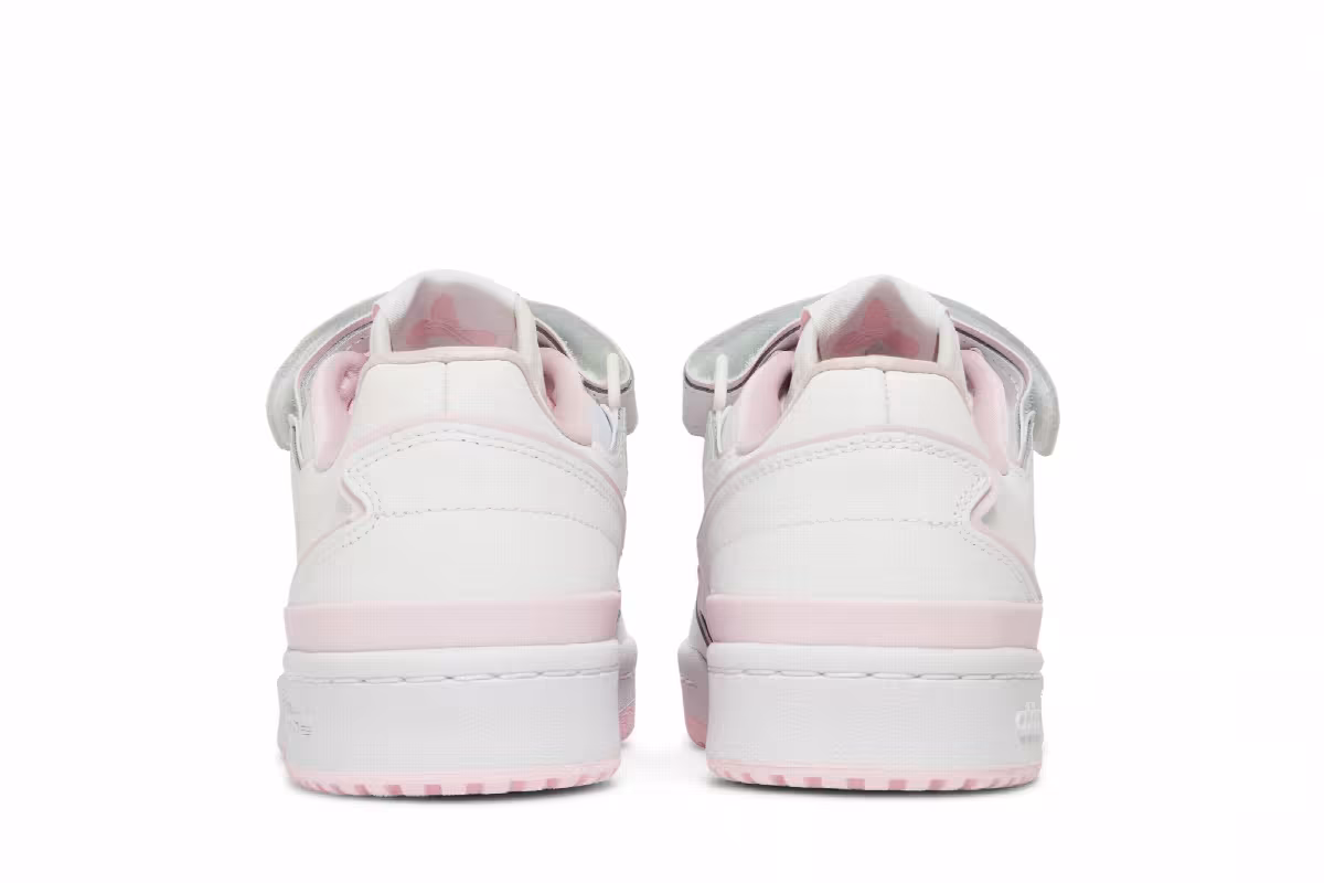 Adidas Women's Forum Plus White Clear Pink, view 7