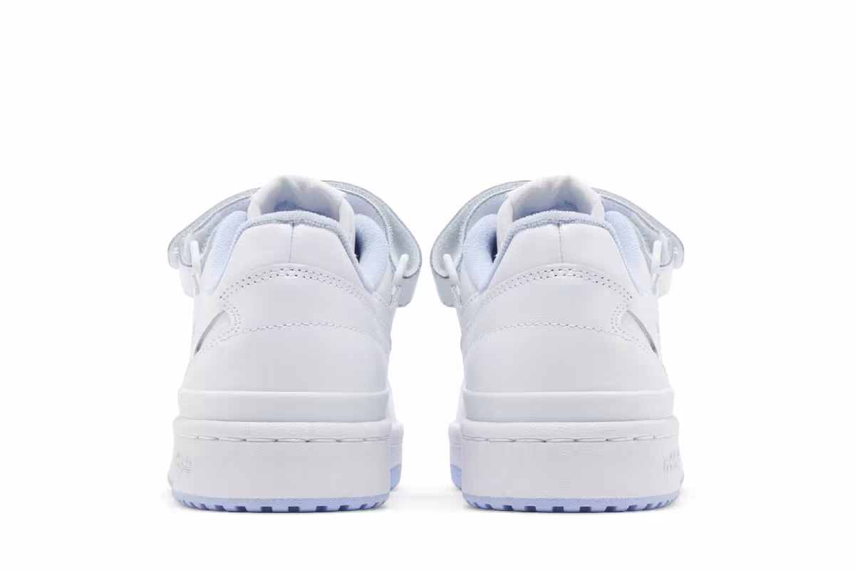 adidas Women's Forum Low White Blue Dawn, view 7