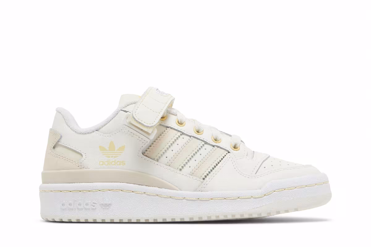 Adidas Women's Forum Low Premium White Halo Ivory, view 2