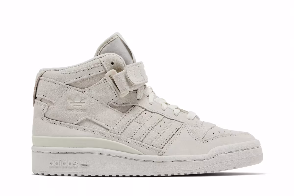 adidas Women's Forum Mid Orbit Grey, view 2