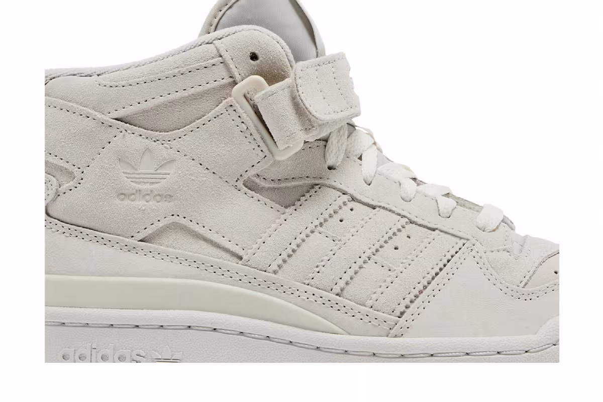 adidas Women's Forum Mid Orbit Grey, view 3