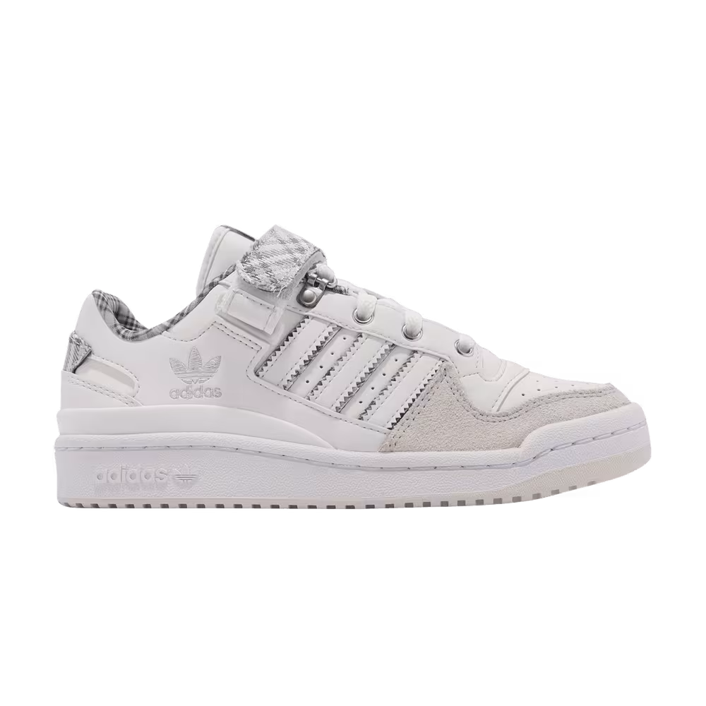 Adidas Women's Forum Low Crystal White Plaid