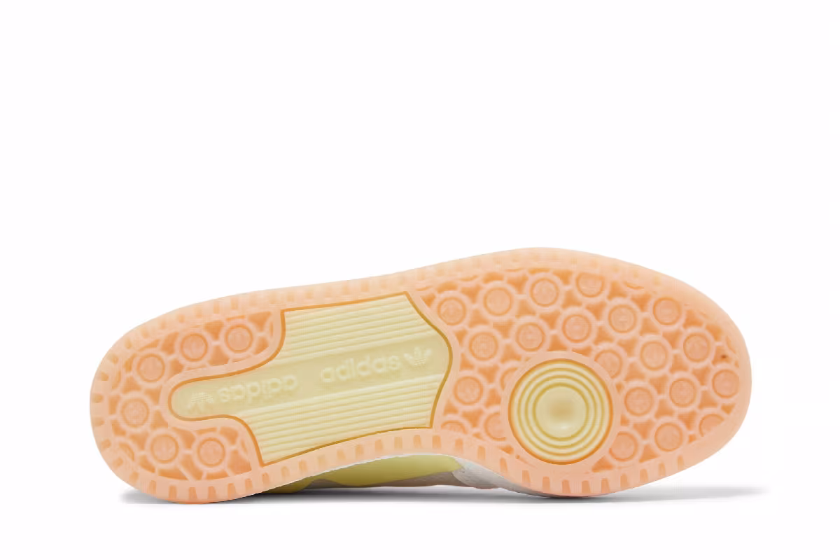 Adidas Women's Forum Low Transparent Yellow Acid Orange, view 5