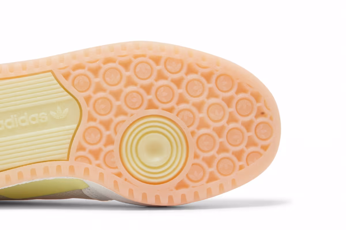 Adidas Women's Forum Low Transparent Yellow Acid Orange, view 6