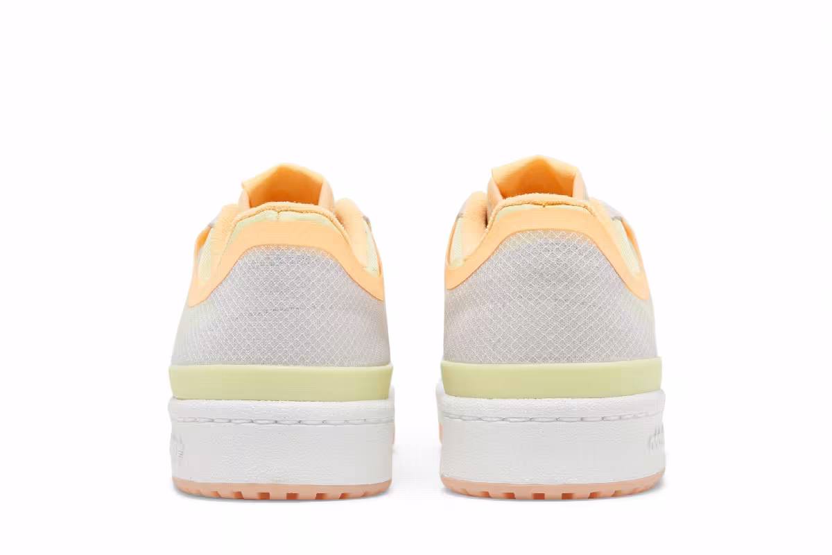 Adidas Women's Forum Low Transparent Yellow Acid Orange, view 7