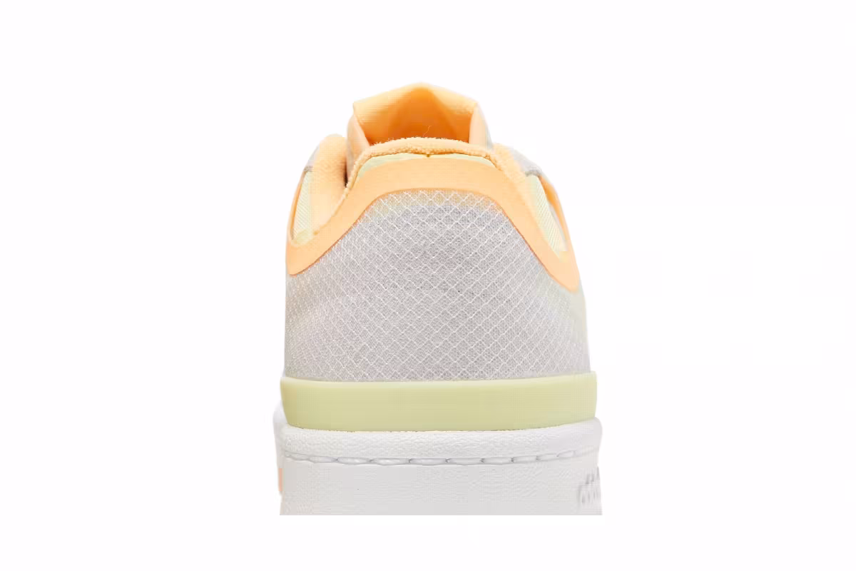 Adidas Women's Forum Low Transparent Yellow Acid Orange, view 8